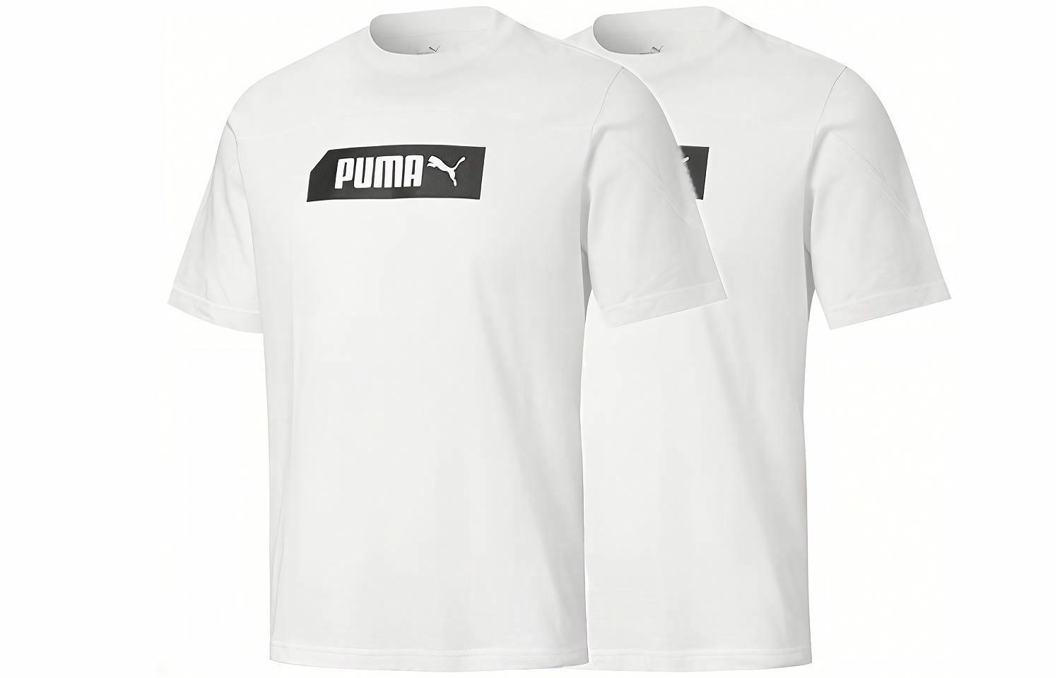 Мужская футболка PUMA Американское ретро (белая) — фото 5