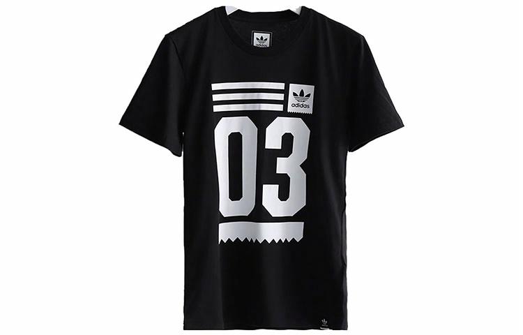 Мужская футболка adidas originals (черная) — фото 1