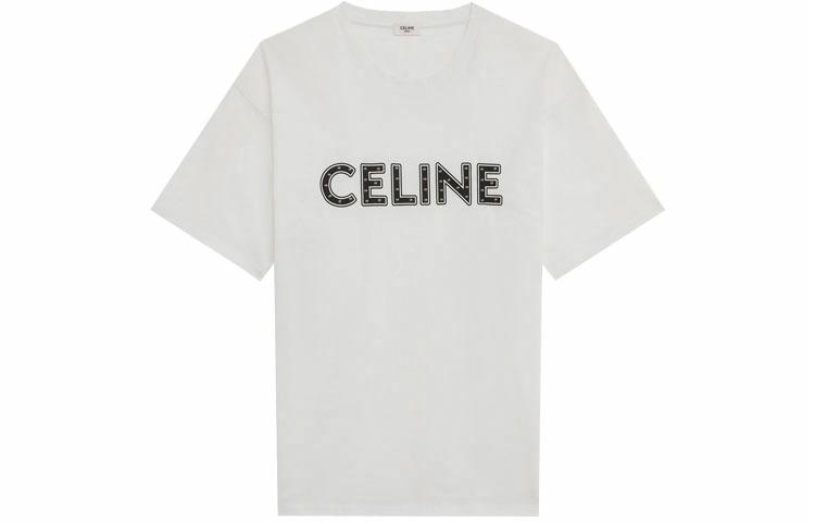 Мужская футболка CELINE (белый) — фото 1