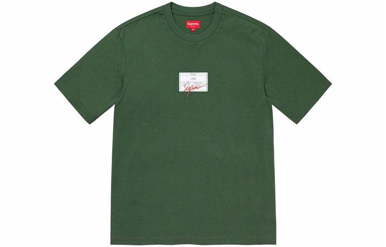 Футболка Supreme SS21 Week 9 Signature Label (белая) — фото 4