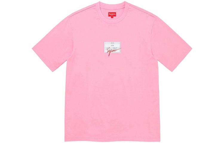 Футболка Supreme SS21 Week 9 Signature Label (белая) — фото 5