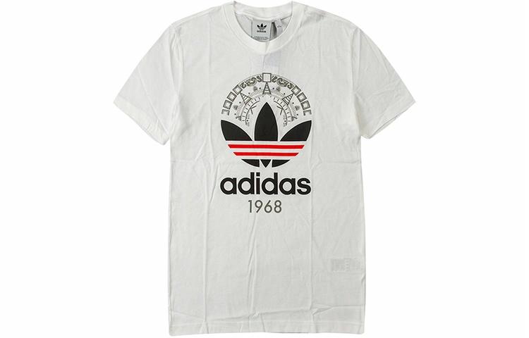 Мужская футболка adidas Trefoil (белая) — фото 1