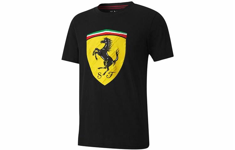 Мужская футболка PUMA Ferrari Race Big Shieldtee+ F1 (черная)