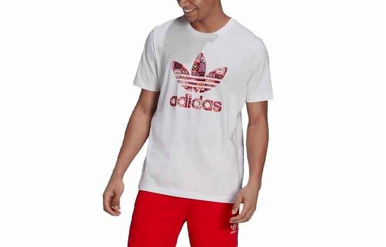 Мужские футболка adidas originals (белая) — фото 1