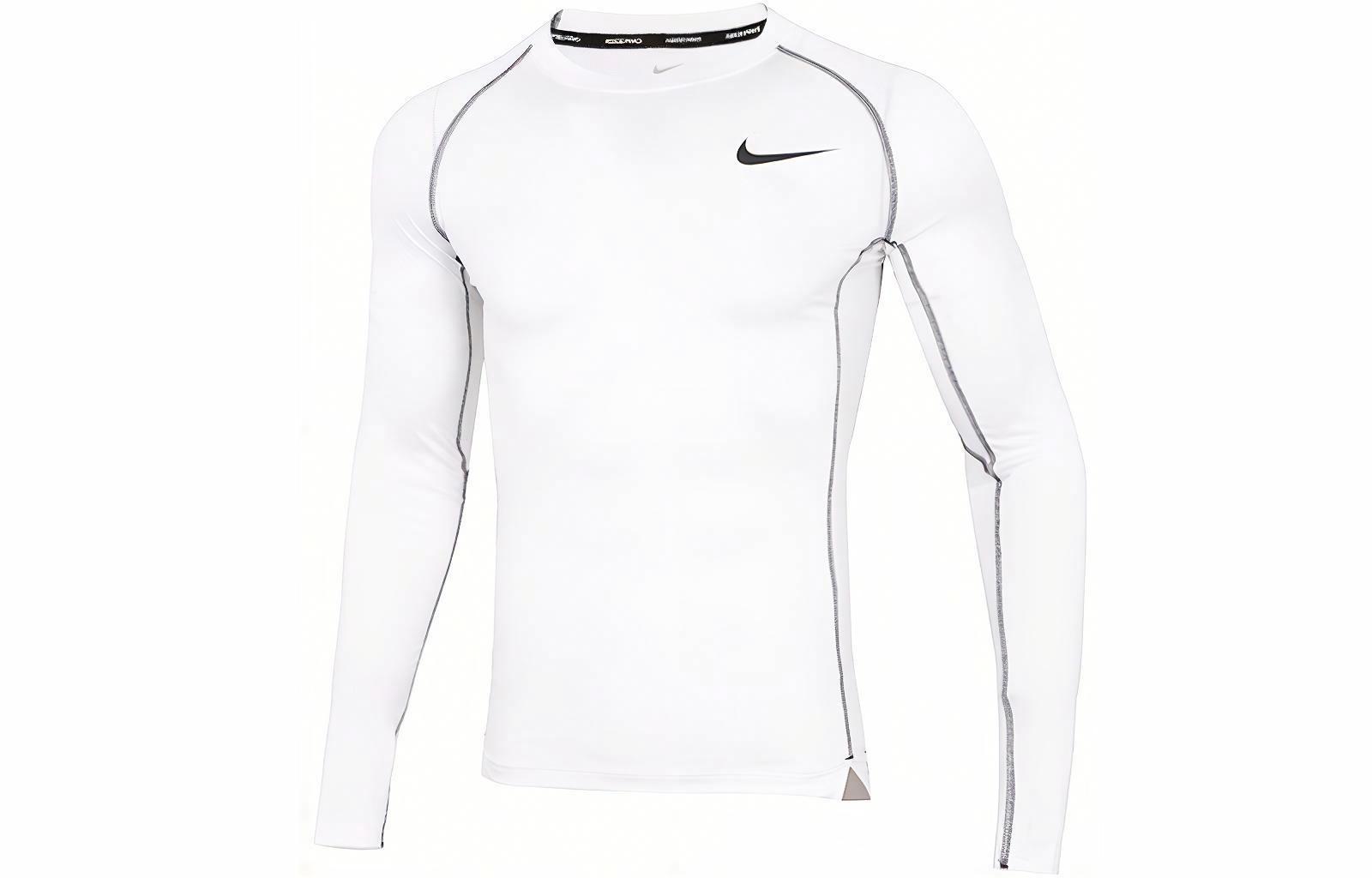 Мужская футболка Nike PRO DRI-FIT (белая)