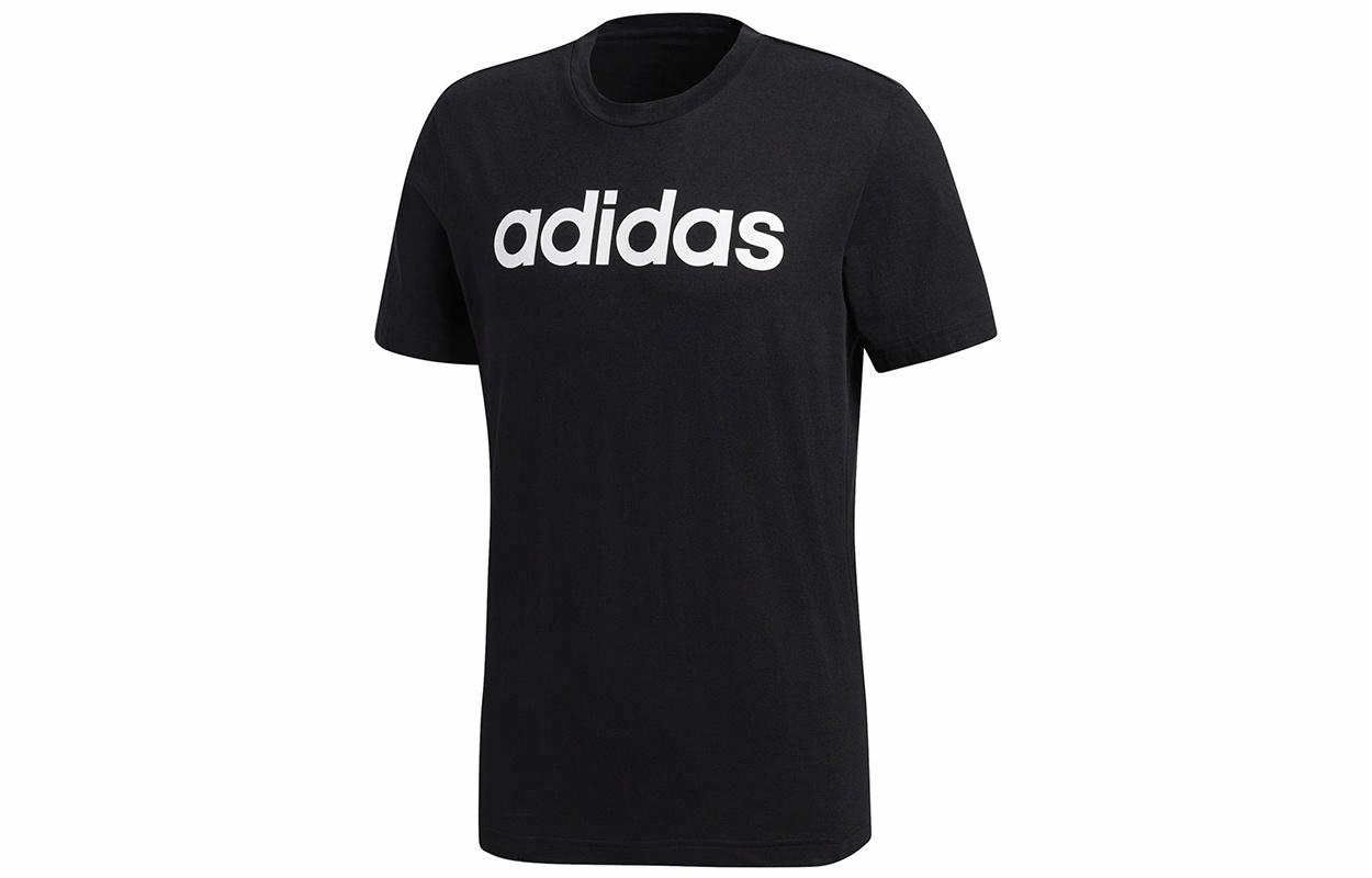 Мужская футболка adidas Comm M Tee Logo (черная) — фото 1