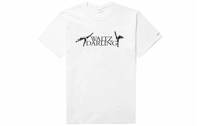 Футболка NOAH Waltz Darling Tee (черно-фиолетово-белая) — Черный — фото 3