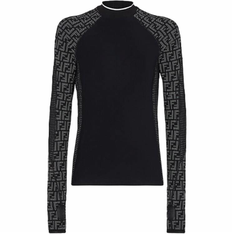 Мужская футболка Fendi (черная)