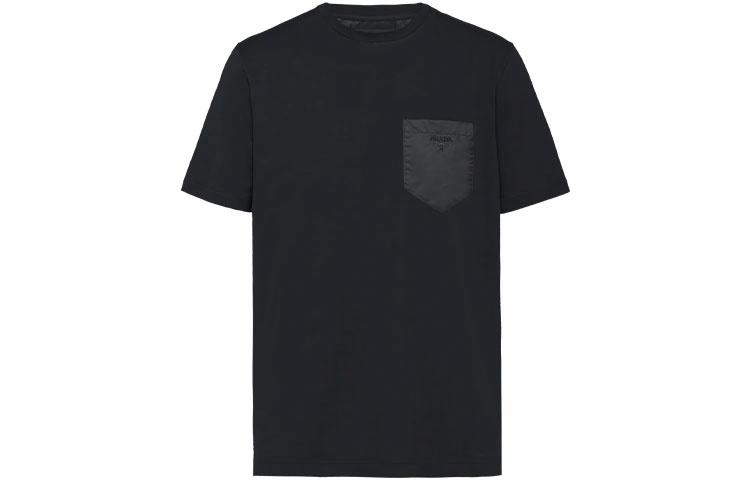 Мужская футболка Prada Pocket (черная)