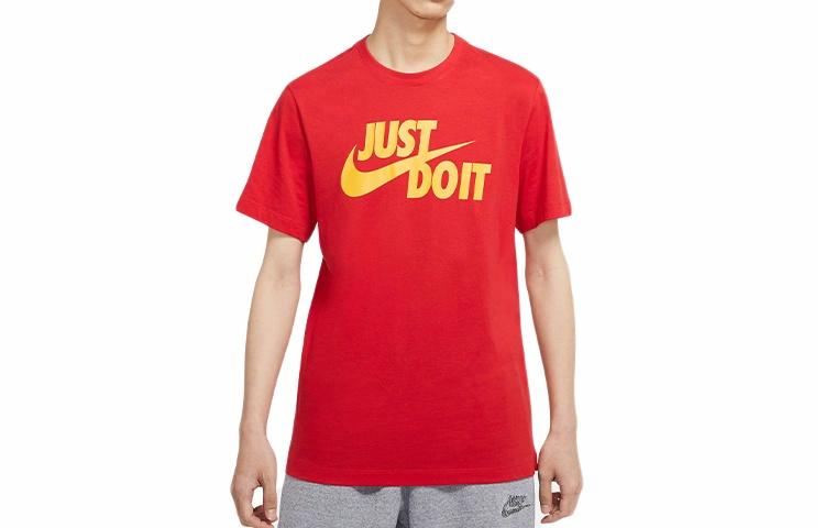 Мужская футболка Nike Sportswear JDI (красная) — фото 3