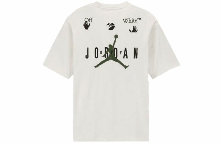 Мужская футболка Jordan Jordan × OFF-WHITE (белая)