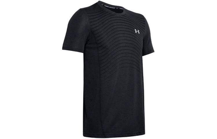 Мужская футболка Under Armour Seamless Wave (черная) — фото 1