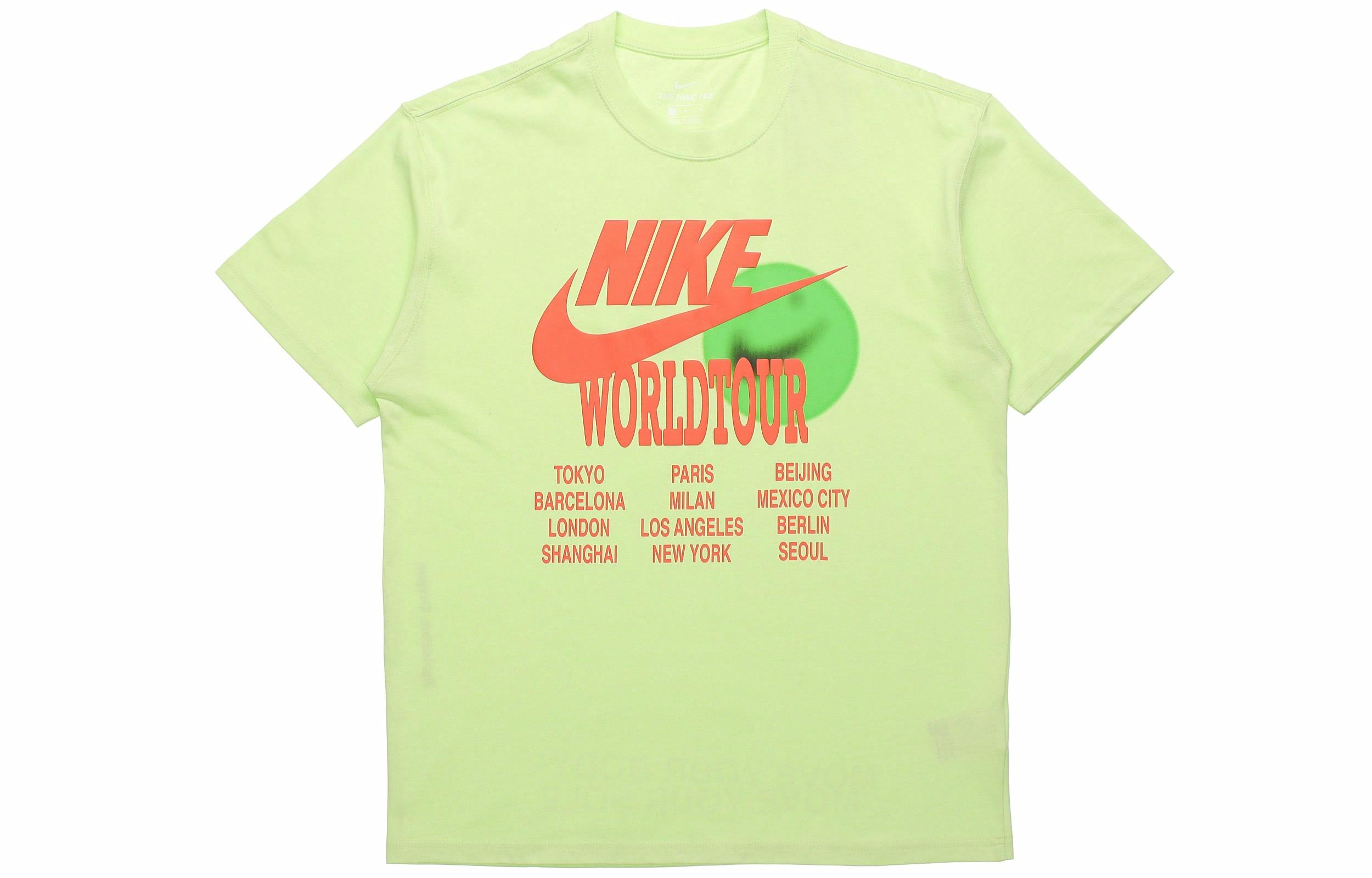 Мужская футболка Nike Sportswear (салатовая) — фото 1