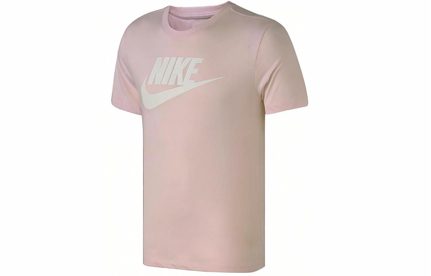 Мужская футболка Nike SportsWear (кораллово-розовая) — фото 1