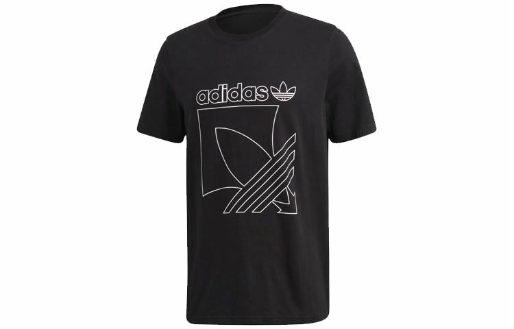 Мужская футболка adidas originals SPRT 3S TEE (черная) — фото 1
