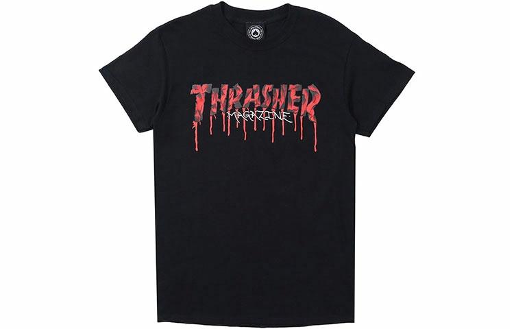 Футболка Thrasher Blood Drip (черная)