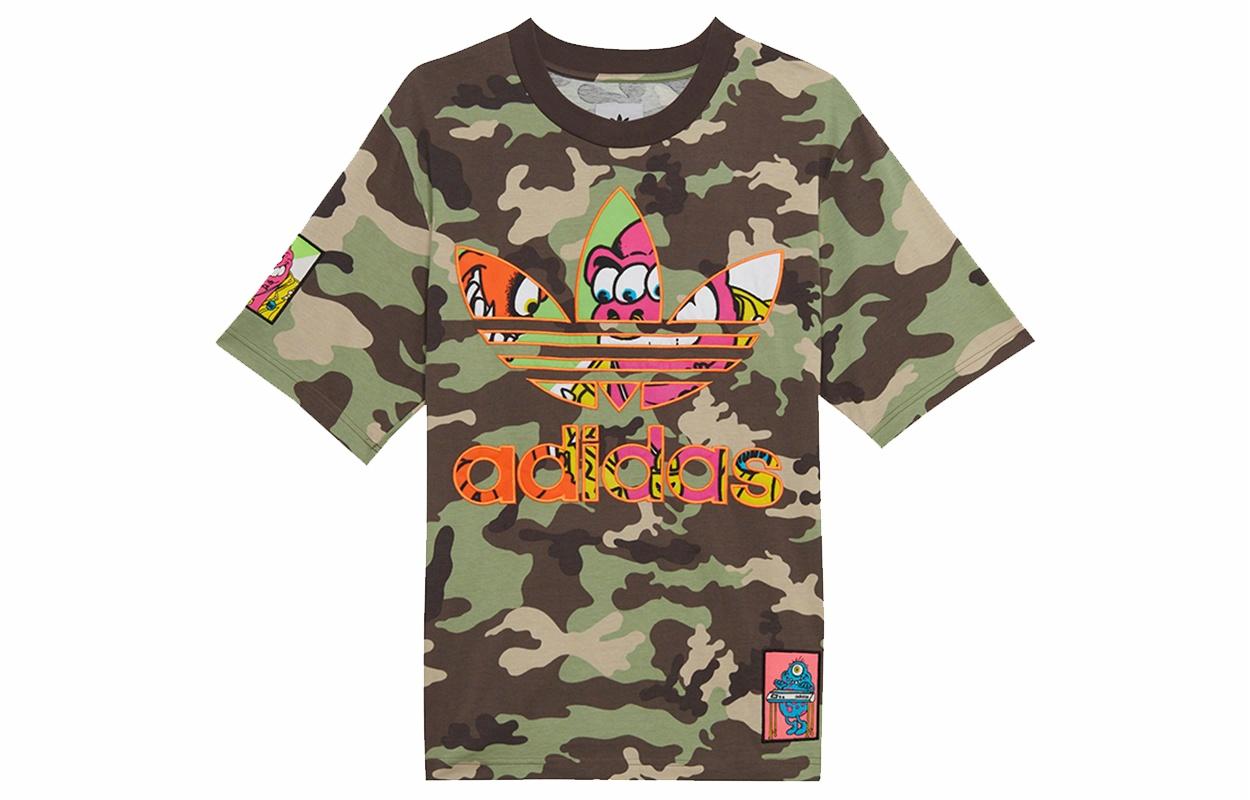 bye jeremy 迷彩Tシャツ S supreme NIKE skater Футболка adidas x Jeremy Scott Camo Tee h53374 — купить одежду