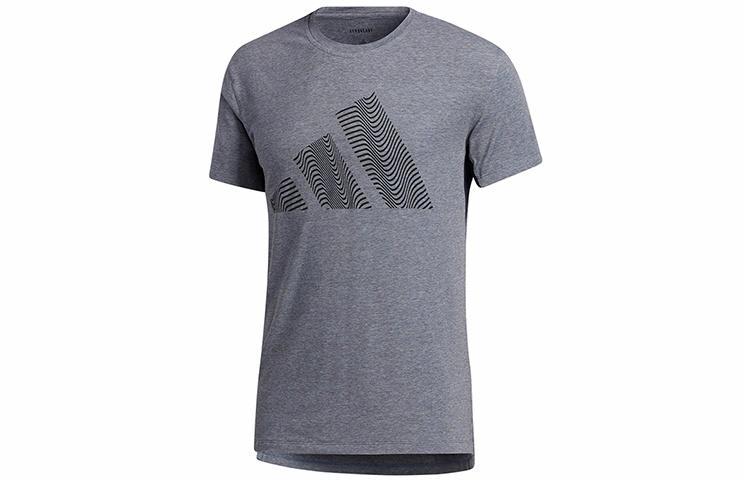 Мужская футболка adidas Three-Bar Tee (синяя) — фото 1