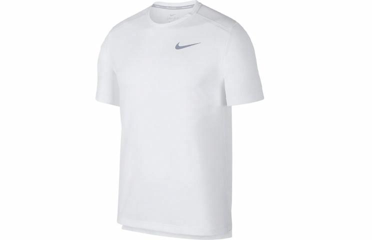 Мужская футболка Nike Dri-Fit Miler (белая)