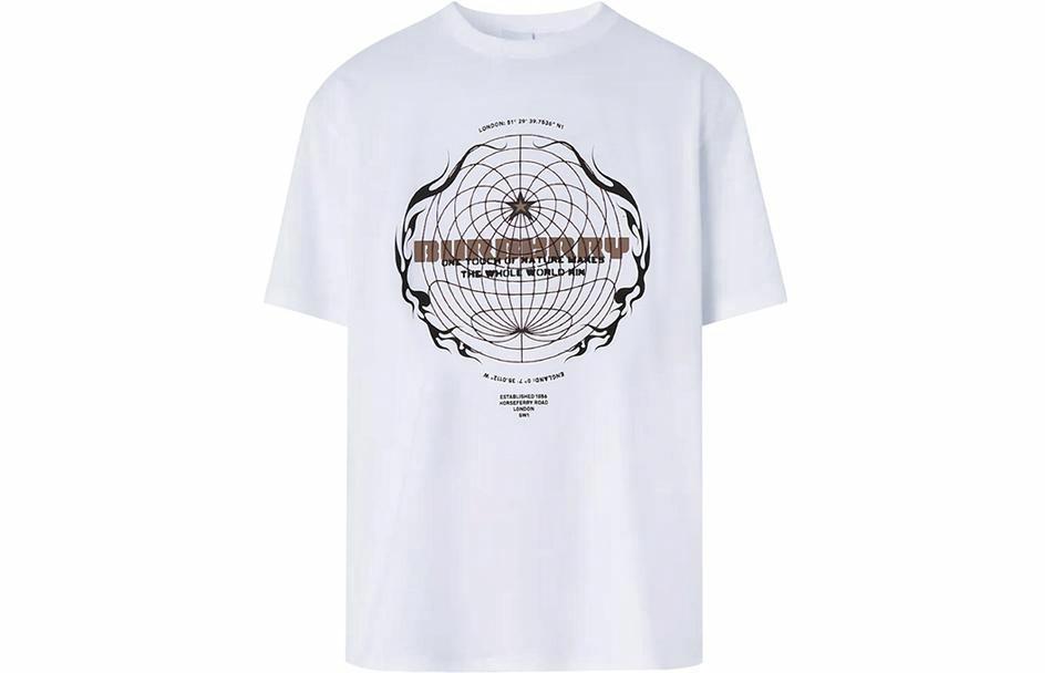 Мужская футболка Burberry (белая)