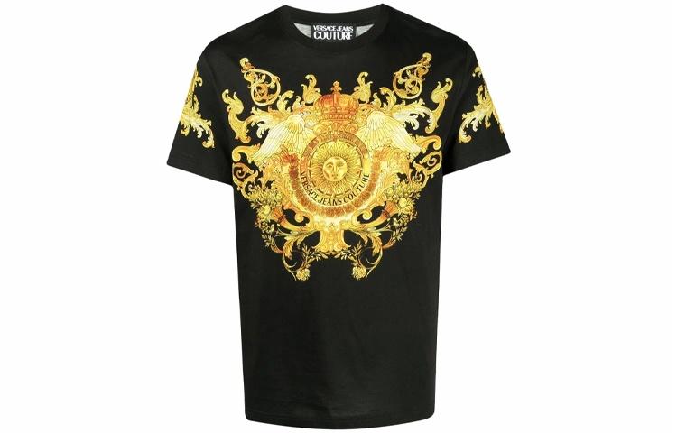 Мужская футболка Versace VERSACE JEANS COUTURE SS21 (черная)
