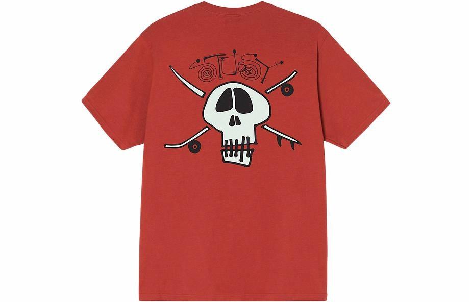 Мужская футболка Stussy Surf Skate Skull Tee (черная)
