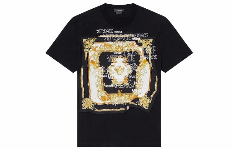 Мужская футболка Versace (черная)