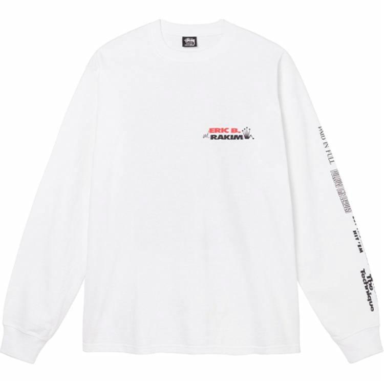 Футболка Stussy FW21 Move The Crowd Ls Tee (белая)