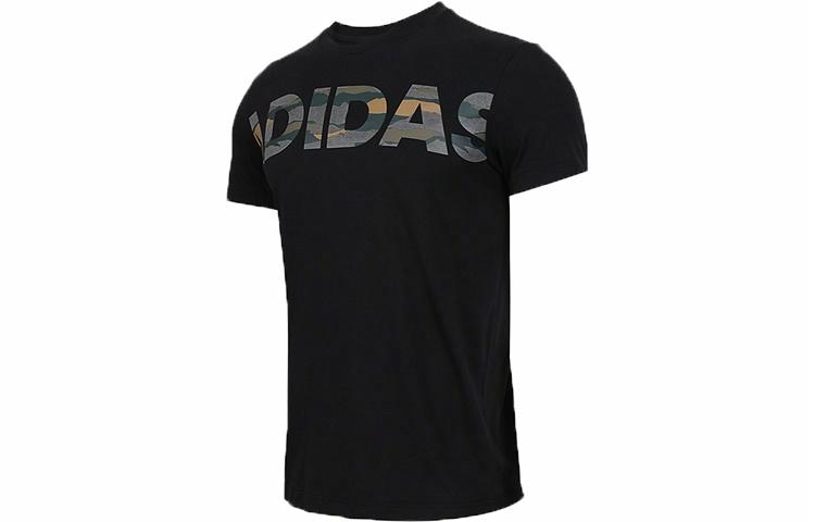 Мужская футболка adidas Logo대 T (черная) — фото 1
