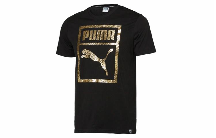 Мужская футболка PUMA (черная) — фото 1