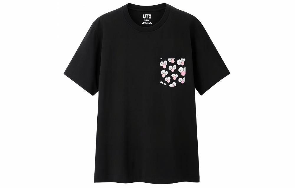 Футболка UNIQLO x KAWS (черная)
