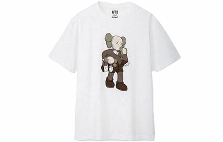 Футболка UNIQLO x KAWS (белая)