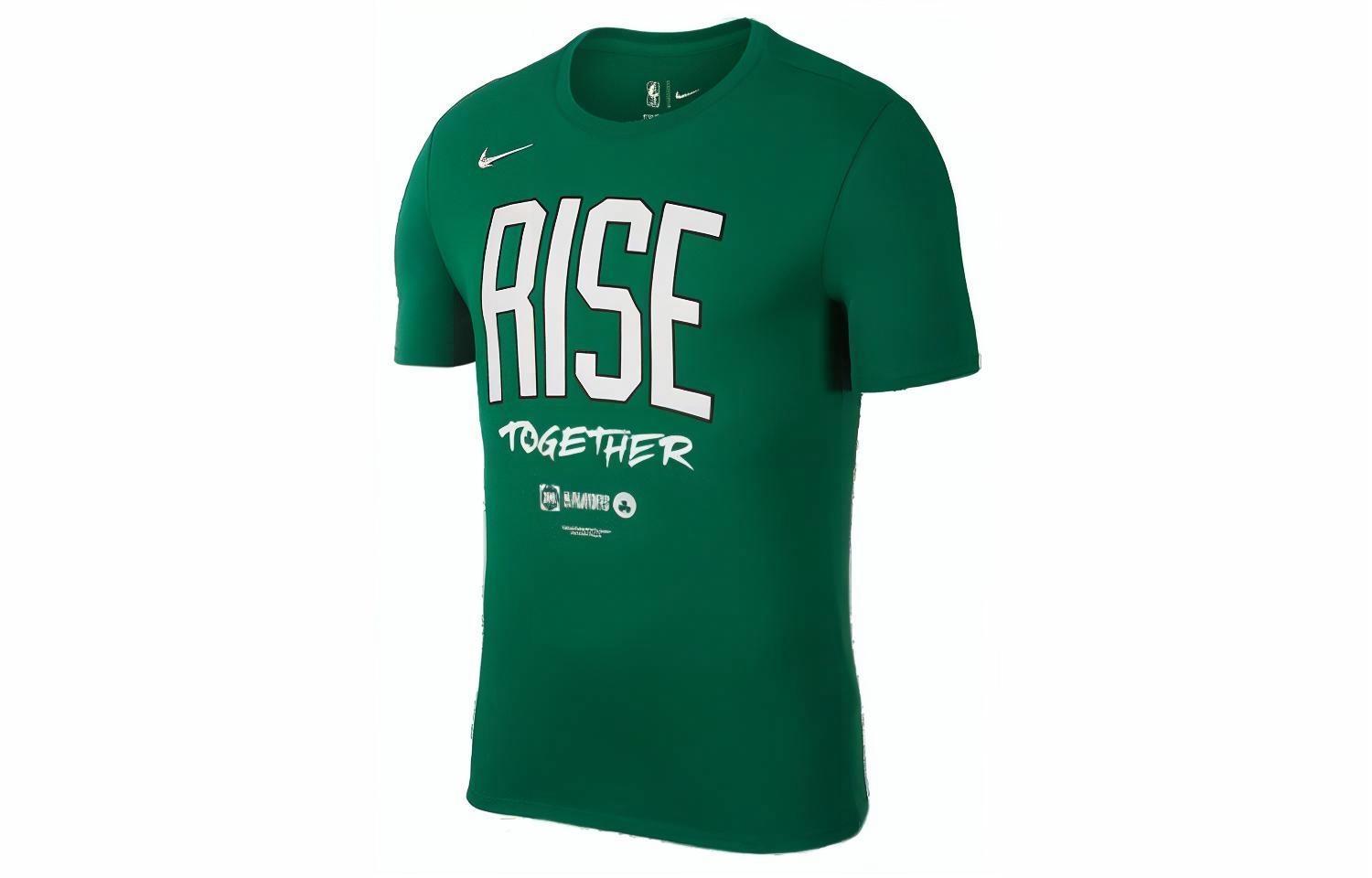 Мужская футболка Nike Dri-Fit NBA (зеленая) — фото 1