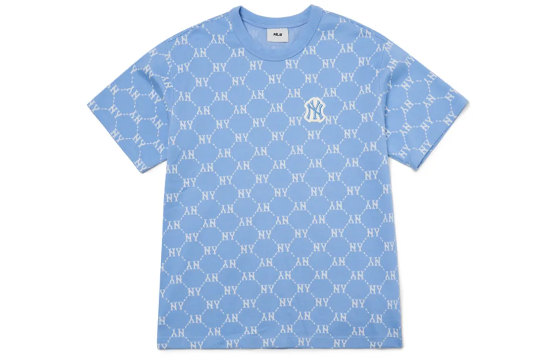 MLB Basic Logo SS22 T Shirt Unisex Blue