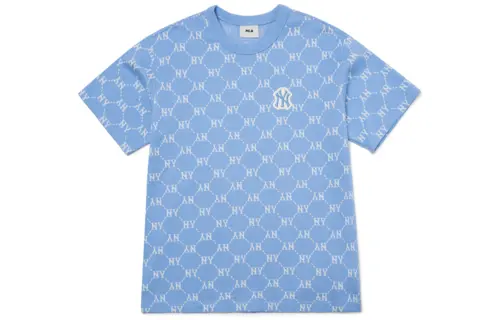 MLB Base Logo SS22 T Shirt Unisex Blue