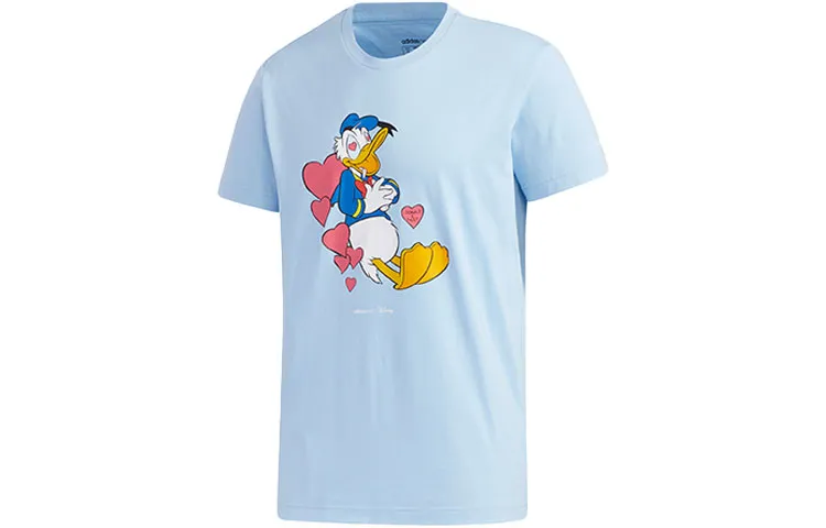 Adidas Neo x Disney T Shirt Men's Pink Blue