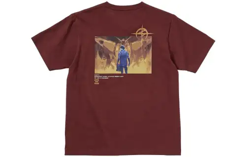 UNIQLO x GAODA SS22 T Shirt Unisex Burgundy