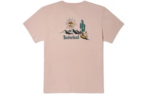 Timberland T Shirt Unisex Light Pink