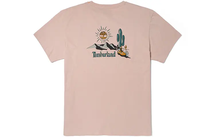 Timberland T Shirt Unisex Light Pink