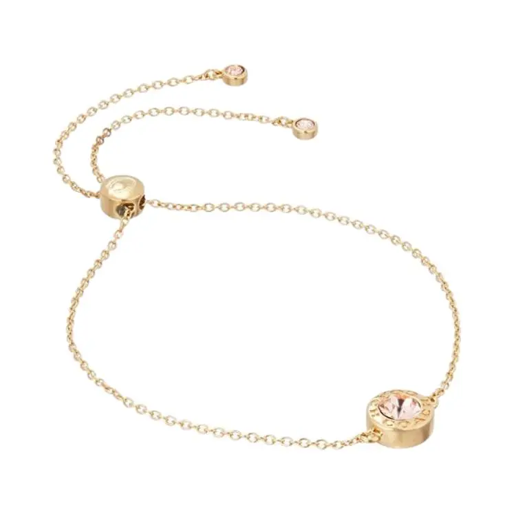 COACH Original Design Metal Bracelets Unisex Gold