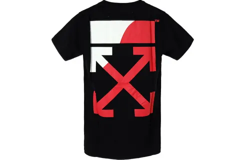 OFF WHITE SS19 T Shirts Men's Crew Neck Moderate Heavyweight