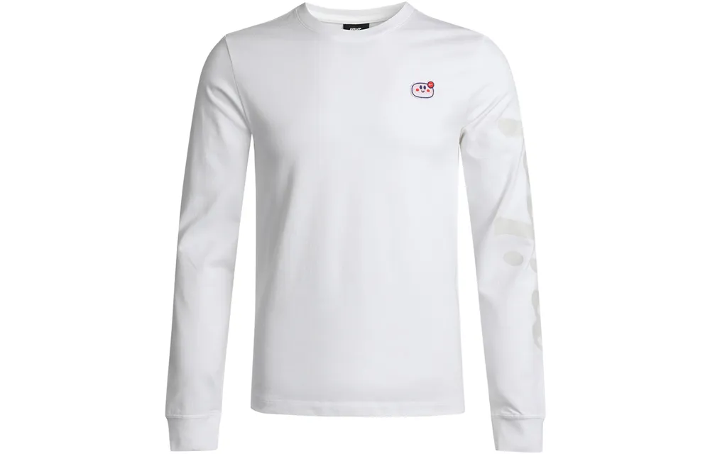 Nike T-Shirts Men's White Crew Neck Moderate