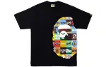 Bape Classic Logo Side Big Ape Head Tee