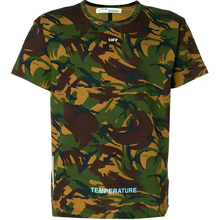 OFF WHITE T Shirt Men's Camouflage