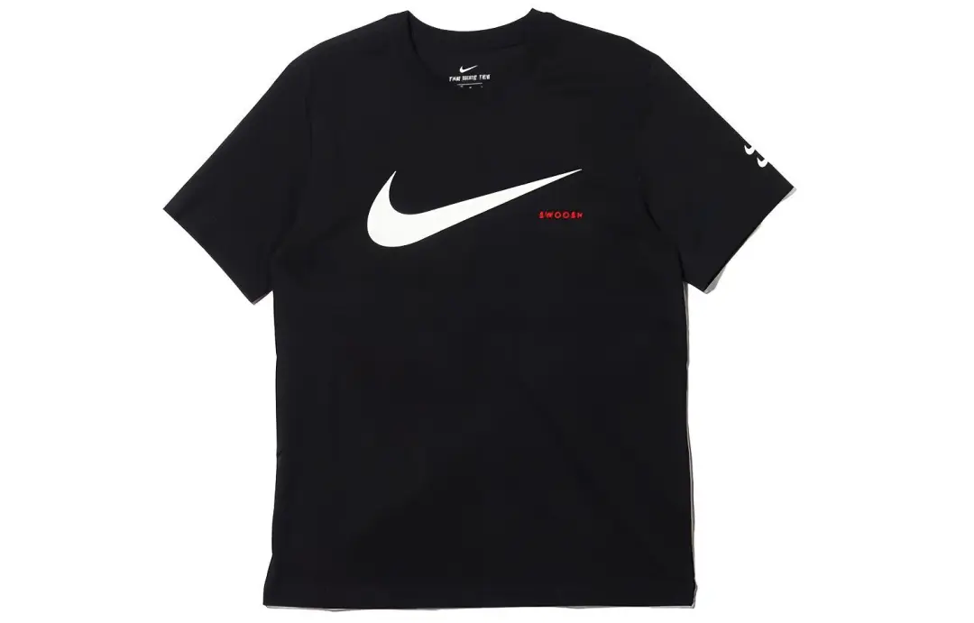 Nike T Shirts Men's Crew Neck Moderate Straight Fit