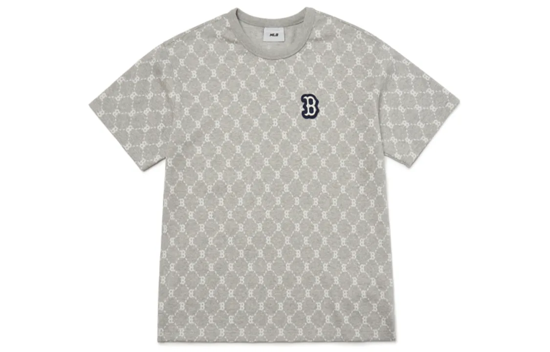 MLB Basic Logo SS22 T Shirt Unisex Gray