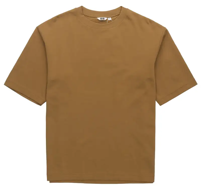 UNIQLO T Shirt Unisex Light Umber