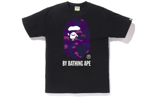 A BATHING APE Bape T Shirts Unisex Crew Neck Moderate Straight Fit