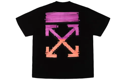 OFF WHITE T Shirt Loose Fit Men's Black