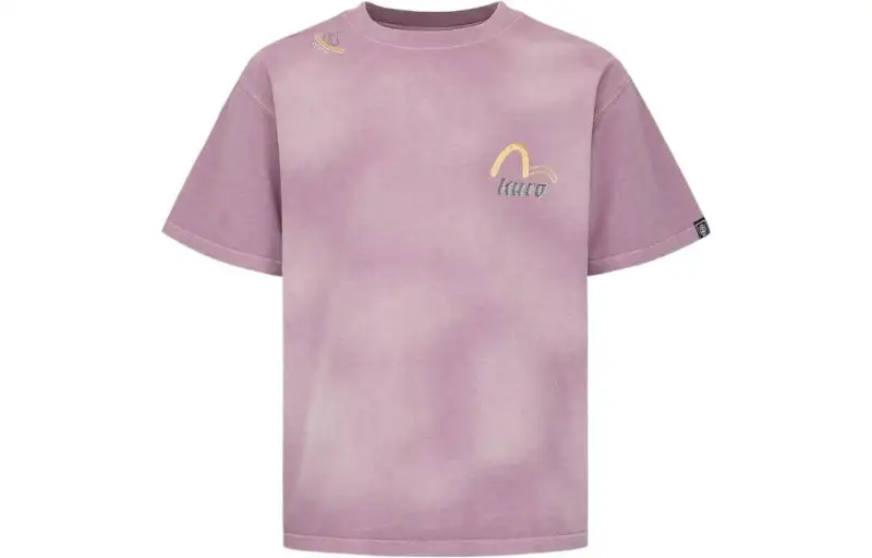 EVISU T Shirts Men's Crew Neck Moderate Straight Fit